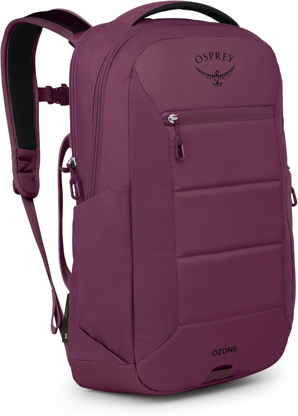 Osprey Ozone Laptop Backpack with Ventilated AirScape™ Backpanel - Lightweight Travel Backpack with 16' Laptop Sleeve - Carry-On Compatible Travel Bag for Men and Women, Moody Burgundy