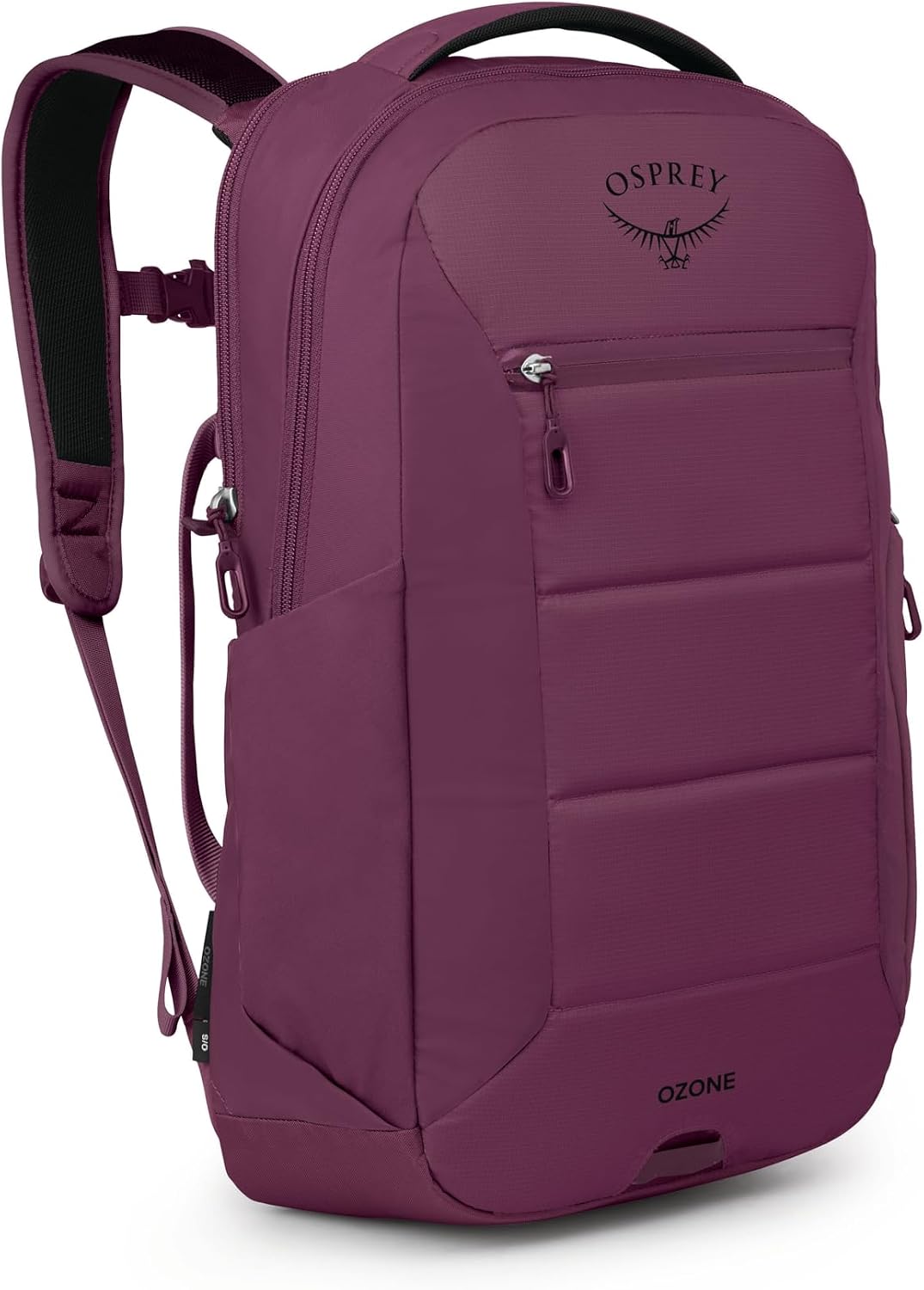 Osprey Ozone Laptop Backpack with Ventilated AirScape™ Backpanel - Lightweight Travel Backpack with 16' Laptop Sleeve - Carry-On Compatible Travel Bag for Men and Women, Moody Burgundy