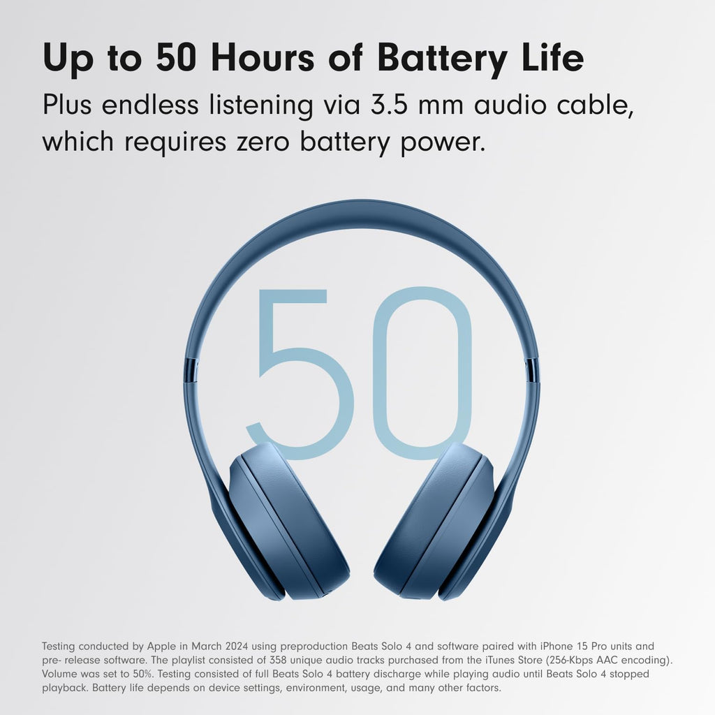 Beats Solo4 with AppleCare+ for Headphones (2 Years) - Slate Blue