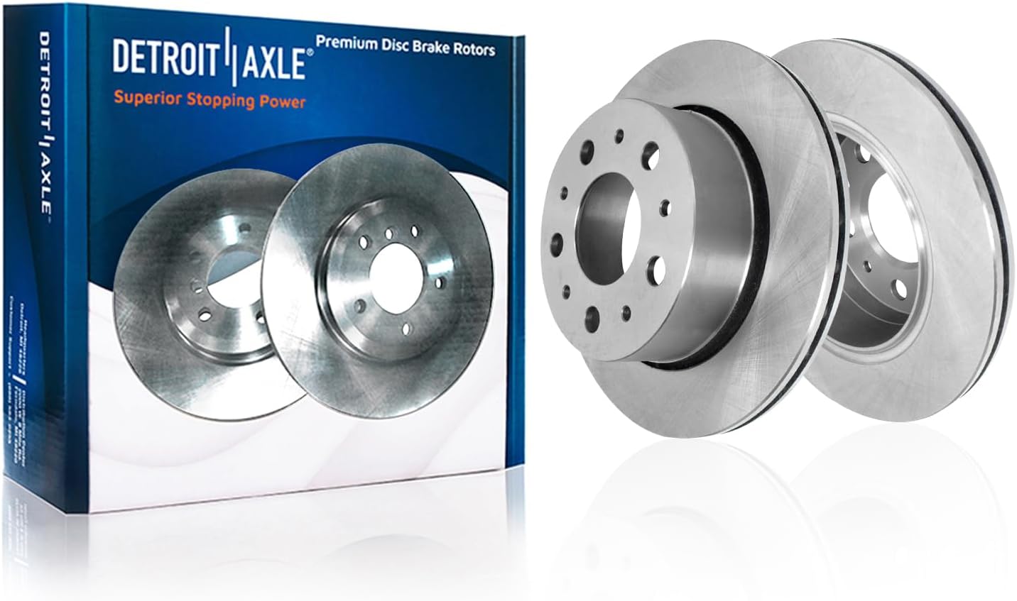 Detroit Axle - Brake Rotors for 2014-2021 Ram ProMaster 2500 3500 1500 Disc Brake Rotors 2015 2016 2017 2018 2019 2020 Replacement : 11.81' inch Front and Rear Rotor