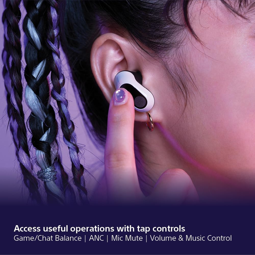 Sony INZONE Buds Wireless Gaming Earbuds, Perfect for PlayStation® 5, for PC/PS5/Switch/Mobile, 48Hr Battery with Case, Noise Canceling, 360 Spatial Sound, 2.4GHz USB-C Dongle, WF-G700N Black