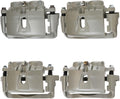 Arrhythmic 4Pcs Disc Brake Caliper Front Rear Brake Caliper Kit Brake Calipers for Chevrolet Silverado 3500 2001-2006 for Chevy Silverado 3500 2001-2006 for Chevrolet Silverado 3500 Classic 2007-2007