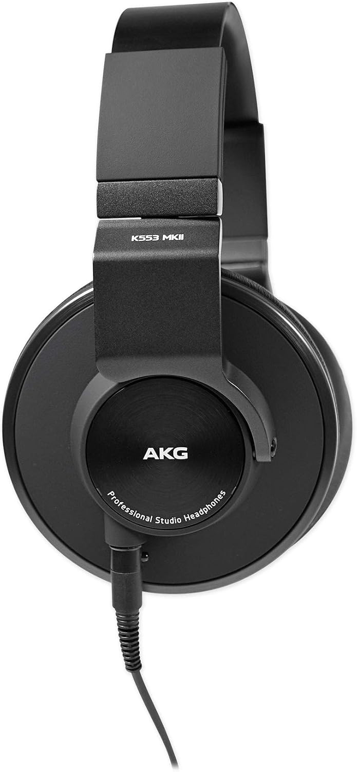 Audiosavings Bundle: AKG K553 MK2 MKII Closed Back Studio Monitoring Headphones w/Detachable Cable Bundle with Rockville RDAC5B DAC Digital to Analog Converter USB/Optical/RCA/Headphone Amp (2 Items)