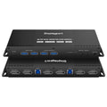 kvm Switch 2 Monitors 2 Computers Display Port 4k 240hz Hotkey Switching Dual Monitor Kvm switches displayport 1440P 120hz 144hz 165hz 240hz 2 Computer 2 Monitor Hotkey FreeSync G-SYNC