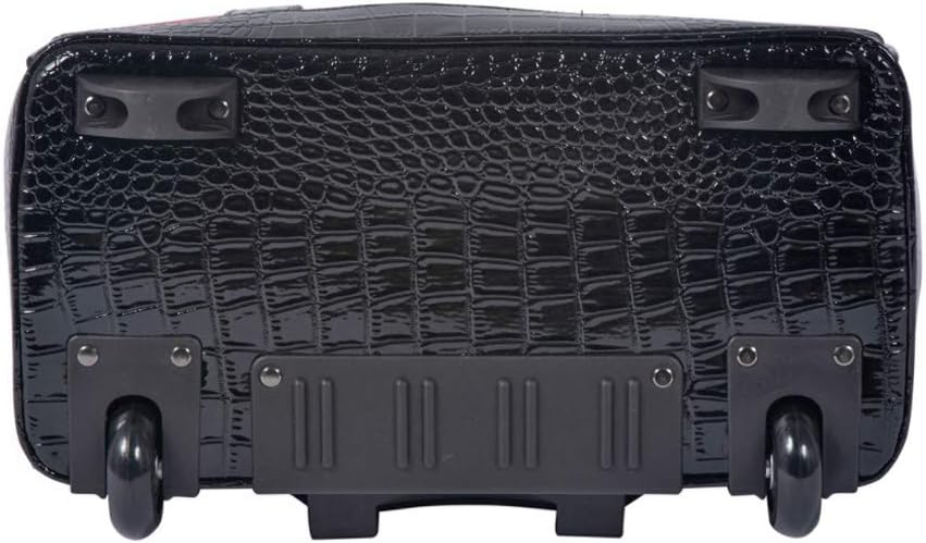 JKM & Company Rolling Laptop Bag for Women | Designer Wheeled Briefcase | Fits 13-17' Laptops | Office Travel Computer Case