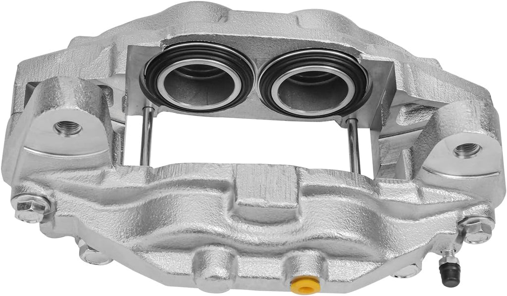 Detroit Axle - Front Brake Kit for 07-16 Toyota Tundra, 08-16 Sequoia, Disc Brake Rotors Ceramic Brake Pads Brake Caliper 2008 2009 2010 2011 2012 2013 2014 2015 2016 Replacement
