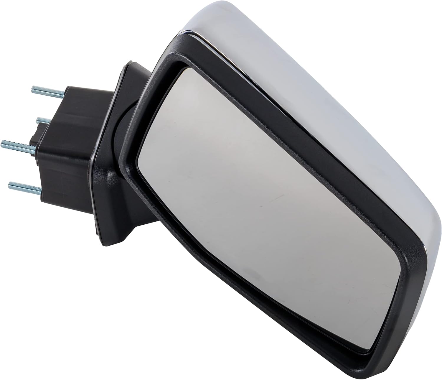 JC Whitney Right Power Heated Mirror for GMC Sierra 1500 2019-2023 Manual Fold With Memory; Without Signal Light, Blind Spot Monitor, Puddle Lamp & Auto-Dimming Chrome New Body Style JGM230ER