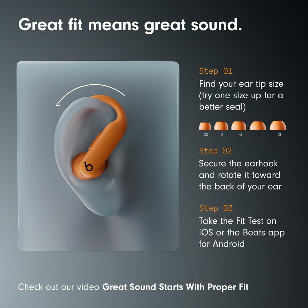 Beats Powerbeats Pro 2 Wireless Bluetooth Earbuds with AppleCare+ (2 Years) - Electric Orange