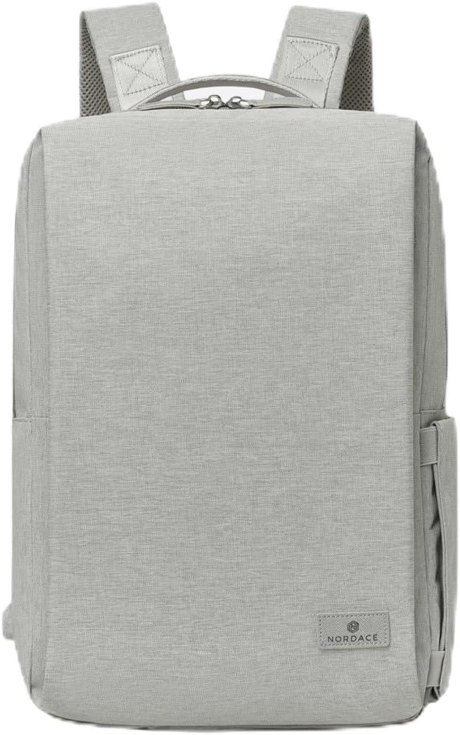 Nordace Siena Pro 15 Smart Backpack with USB Charging - 16' Laptop Backpack, 20L Daily Backpack for Travel, Everyday, or Work (All Gray)