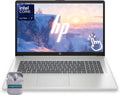 HP 17.3' Touchscreen Laptop Computer, Windows 11, 16GB RAM 1TB SSD, Intel Core Ultra 7 255U, HD+ 1600 x 900 Display, Fingerprint Reader, Backlit Keyboard, SageNova Earphones, Natural Silver