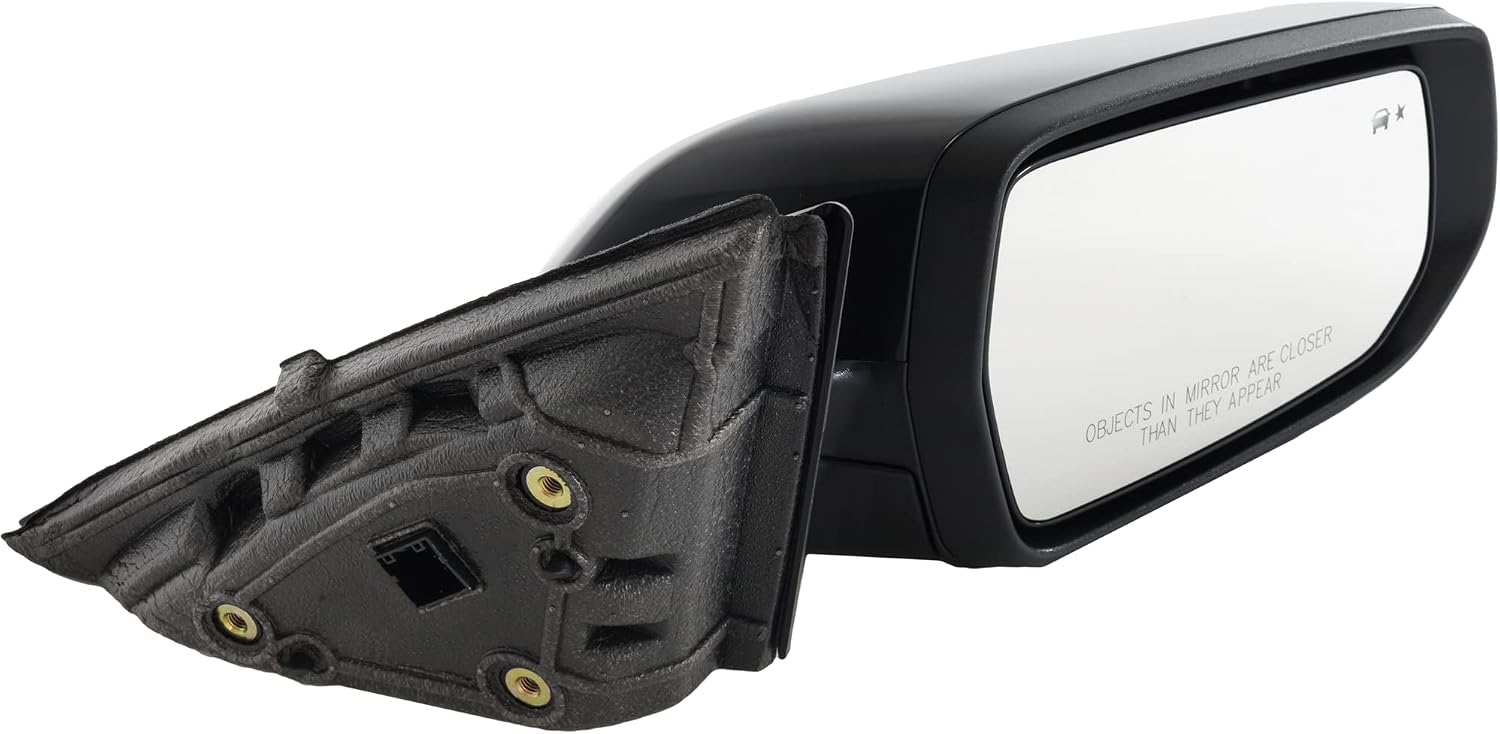 Garage-Pro Passenger Side Power Non-Heated Mirror for Chevrolet Malibu 2016-2022 With Blind Spot Monitor; Without Signal Light & Memory Paintable