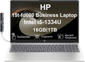 HP 15t-fd000 Business Laptop 15.6' IPS Touch FHD Display (Intel i5-1334U, 16GB RAM, 1TB PCIe SSD, Intel UHD Graphics, Backlit KYB, Fingerprint, WiFi 6, BT 5.3, Win11H) with DKZ Hub USB Port Expander
