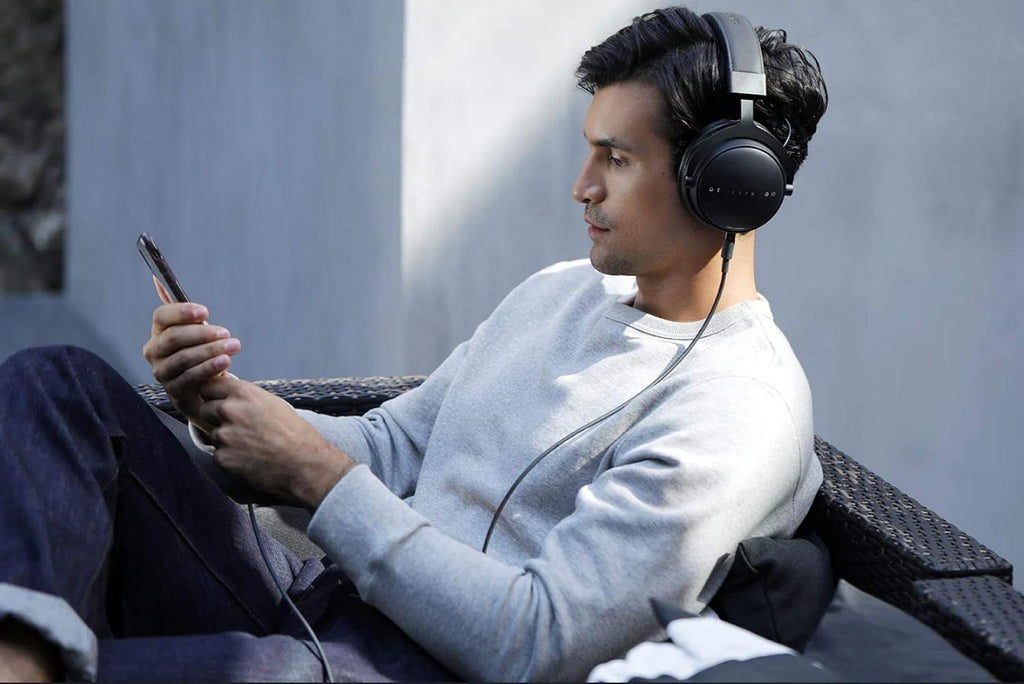 Massdrop x Beyerdynamic DT 177X GO Over-Ear Closed-Back Headphones, 32 Ohms, Detachable Cable, Replaceable Velour & Sheep Skin Ear Pads