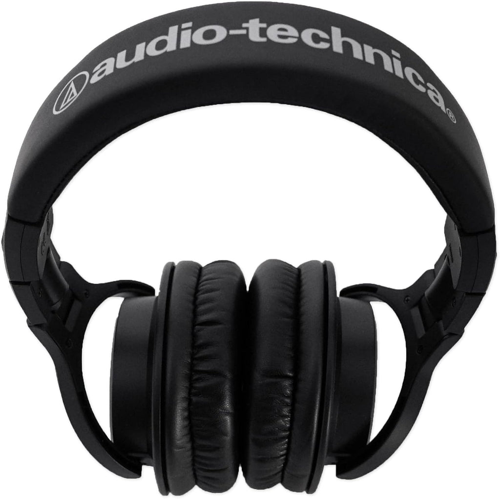 Audio-Technica ATH-M40x Closed-Back Dynamic Studio Monitor Headphones ATHM40x Bundle with Rockville RHPA4 4 Channel Professional Headphone Amplifier Stereo or Mono Amp