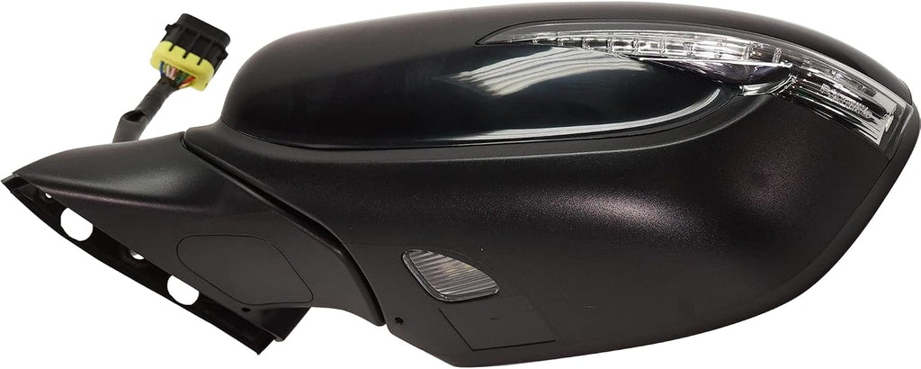 Garage-Pro Driver Side Power Heated Mirror for Kia Forte Forte5 2017-2018 Power Fold With Signal Light, Blind Spot Monitor & Puddle Lamp Paintable