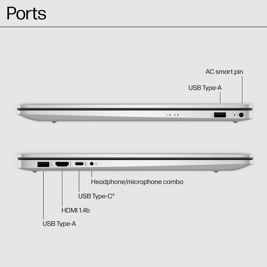 HP 17 Business Laptop | 17.3' HD+ Touchscreen | AMD 6-Core Ryzen 5 7430U (> i7-1255U) | 16GB DDR4 2TB SSD | Privacy Camera Type-C Fast Charge Long-Lasting Battery Win11 w/DLCA Accessory