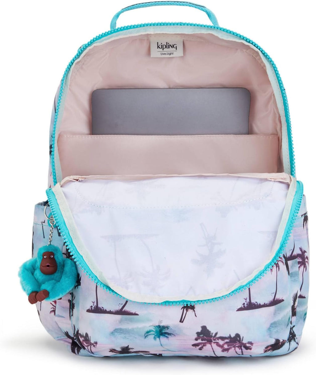 Kipling Women's Seoul 15' Laptop Backpack, Durable, Roomy with Padded Shoulder Straps, Built-In Protective Sleeve