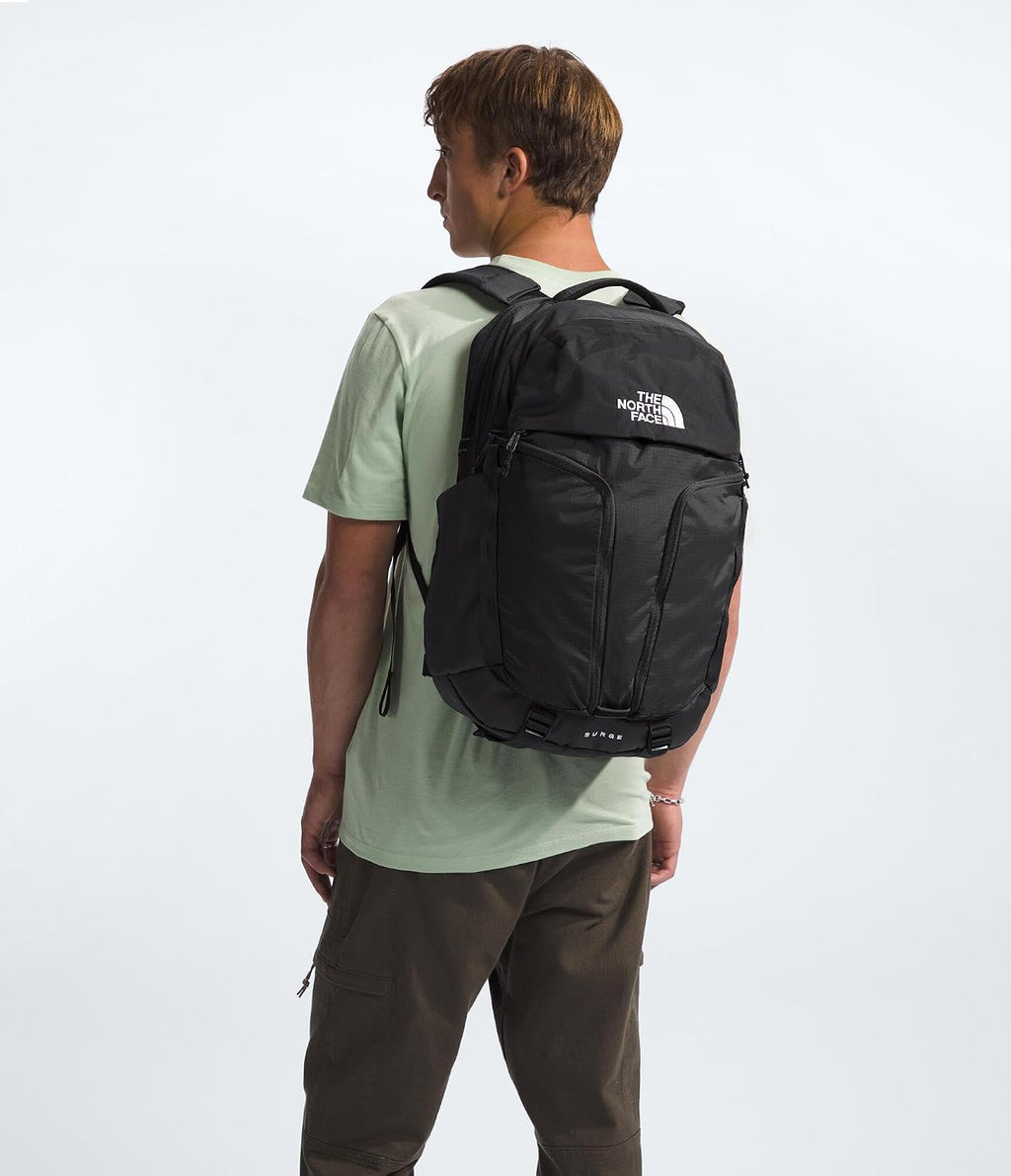 THE NORTH FACE Surge Commuter Laptop Backpack | Daypack With Water Repellent Finish, 16' Laptop Sleeve, Reflective Details