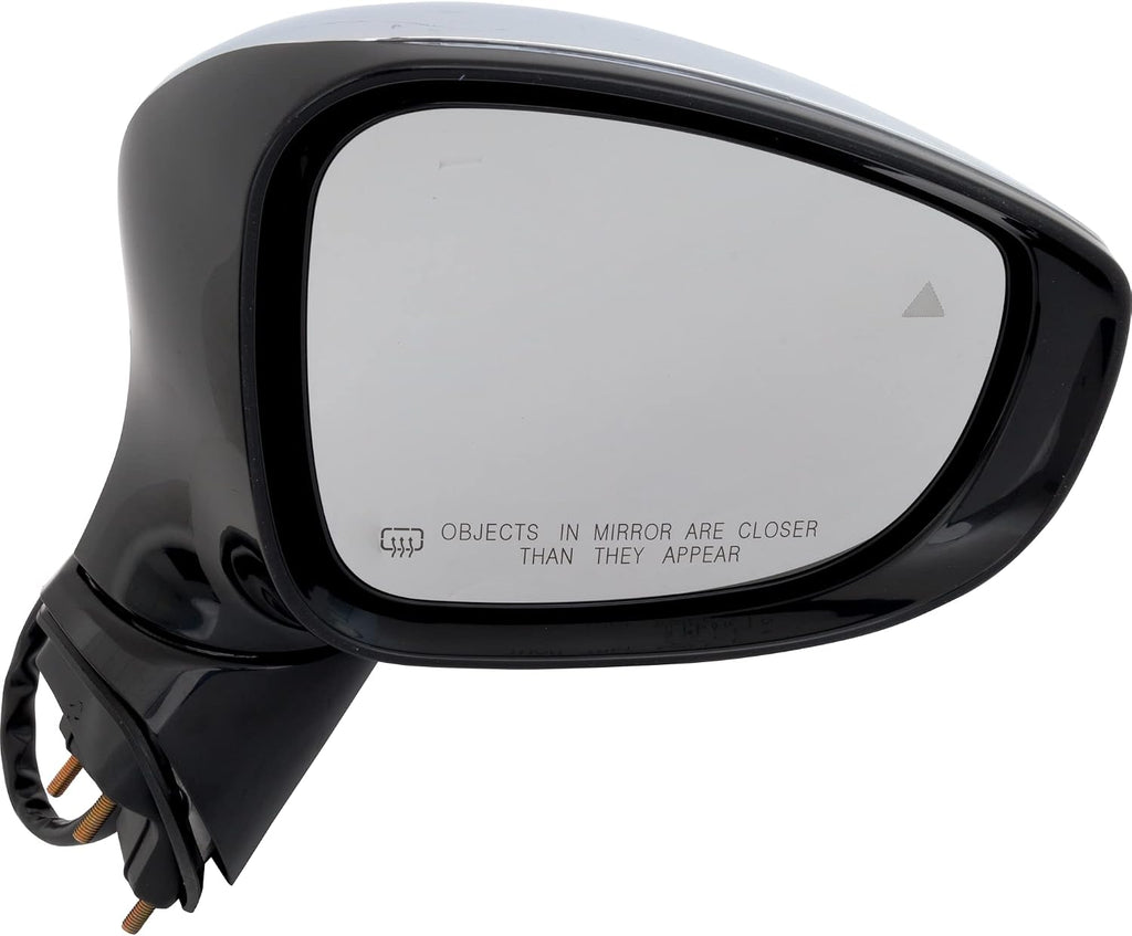 Garage-Pro Passenger Side Power Heated Mirror for Chrysler Pacifica 2020-2021 Power Fold With Signal Light, Blind Spot Monitor, Memory & Puddle Lamp Chrome Code GU5