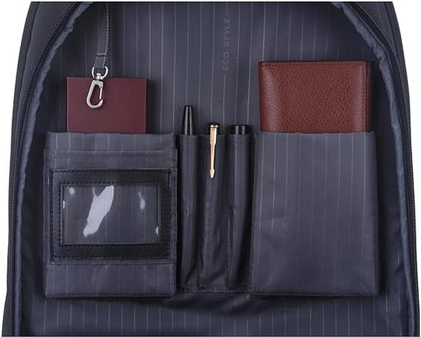 ECO Style Tech Exec Carrying Case (Rolling Backpack) for 17.3' Notebook - Black