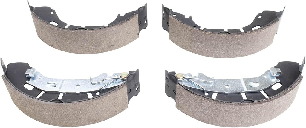 TRQ Rear Brake Shoe & Drum Kit Compatible with 2015-2021 Ram ProMaster City