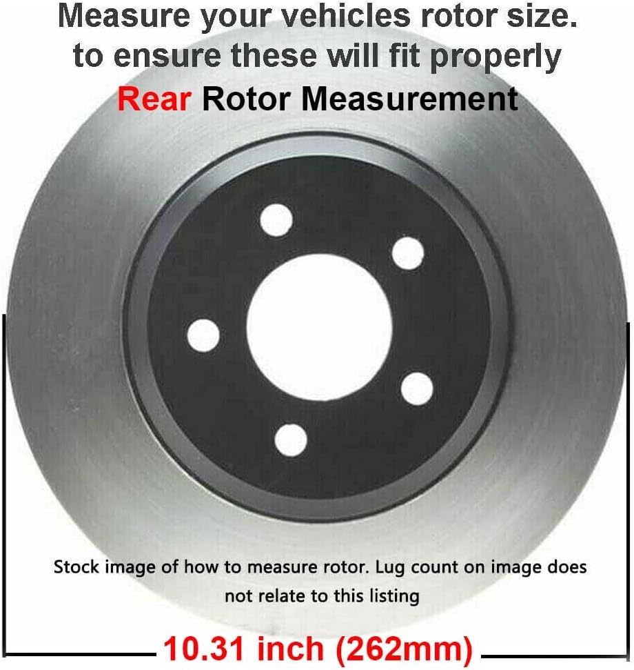 Detroit Axle - FWD Brake Kit for Hyundai 2005-2009 Tucson 2005-2010 Kia Sportage, Drilled and Slotted Disc Brake Rotors Ceramic Brake Pads Replacement : 11.02' inch Front and 10.31' inch Rear Rotors