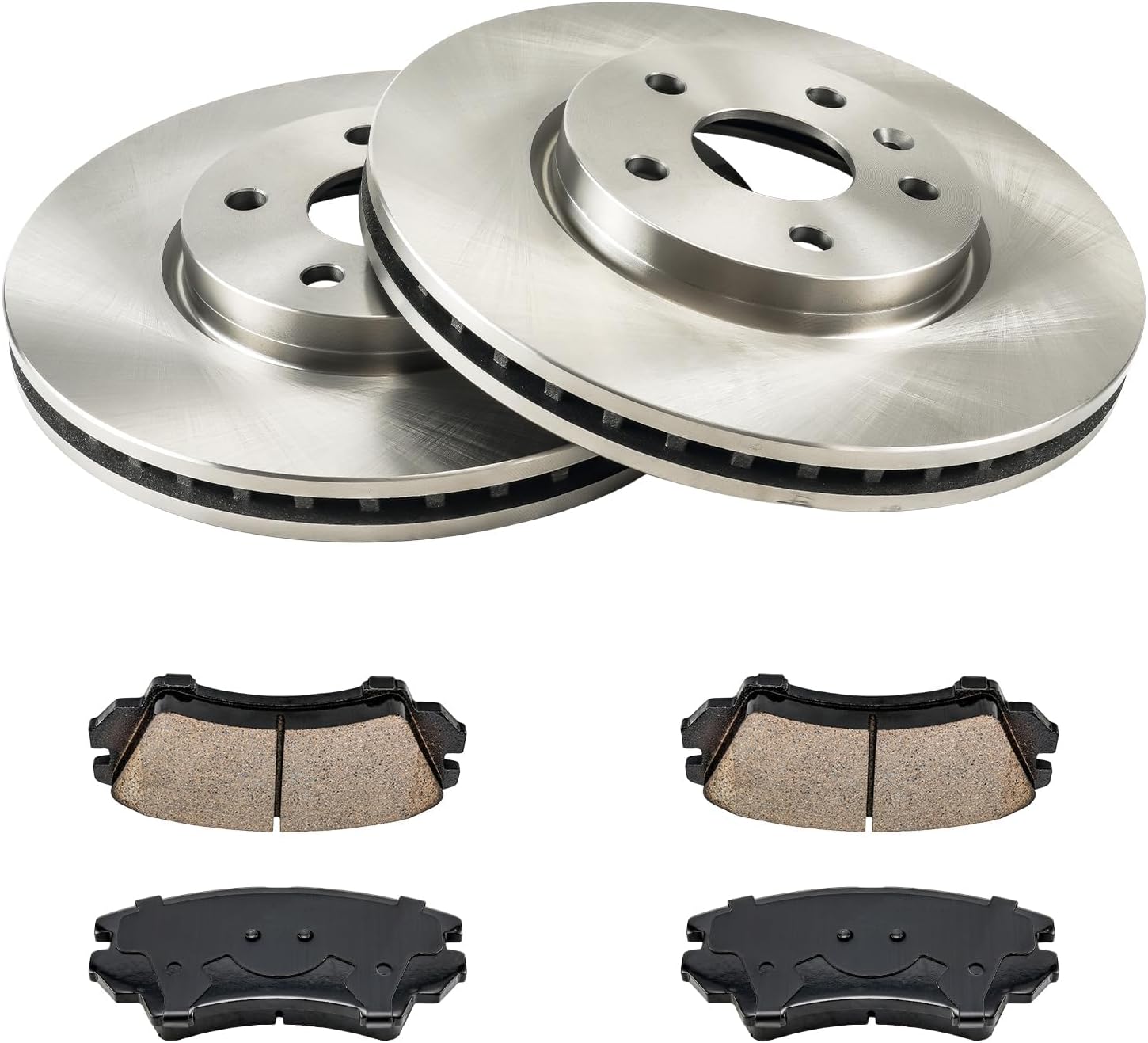 KAX Front Brake Kit for Chevrolet Camaro 2010-2015, 12.64inch Brake Rotors Pads Kit, #55174+D1404 Front Brakes