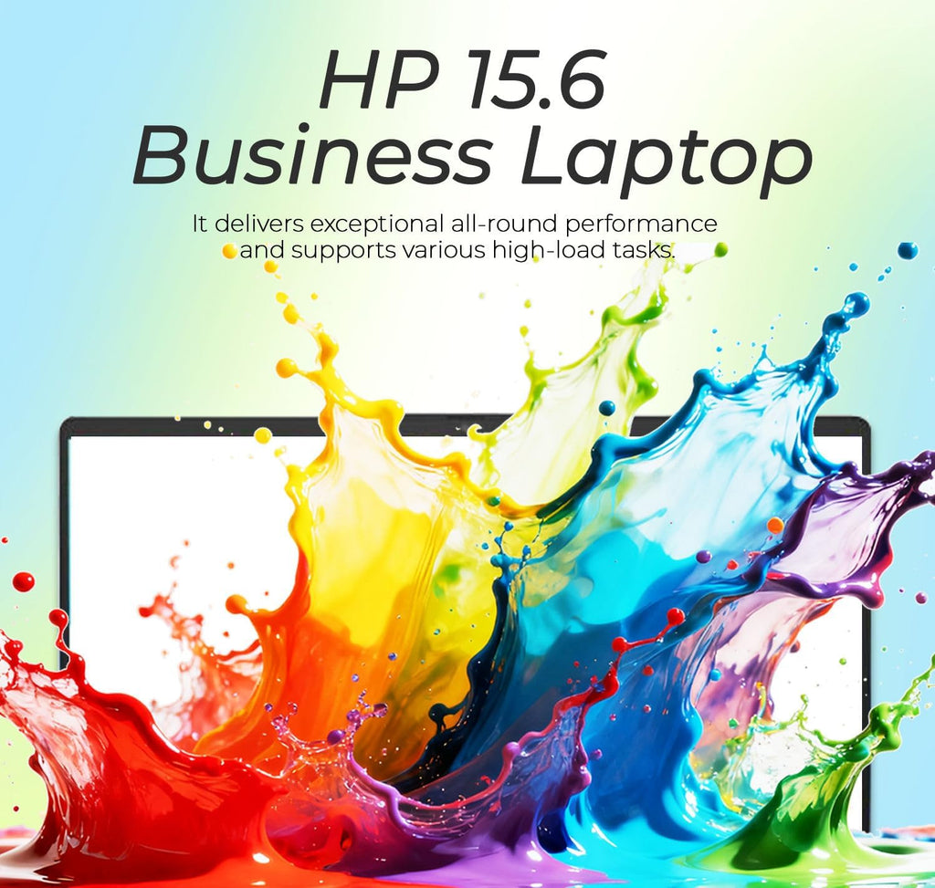 HP Newly Designed 15.6' Laptop with Microsoft Office for Home Business Student, Intel 13th 8 Cores i3 CPU (Beat 11th i5), 8GB RAM | 640GB Storage (128GB PCIe SSD + 512GB Portable Drive), Windows 11