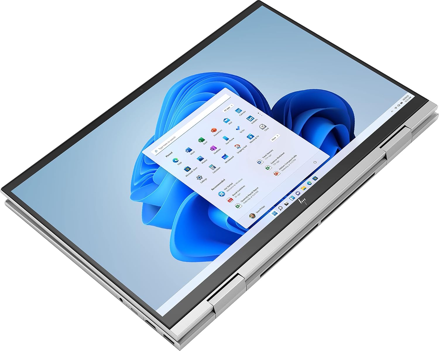 HP Envy X360 2-in-1 15.6' FHD Touch-Screen Laptop | 11th Generation Intel Core i7-1195G7 | Backlit Keyboard | Fingerprint | Windows 11 Home (Silver, 16GB RAM | 512GB SSD) (Renewed)