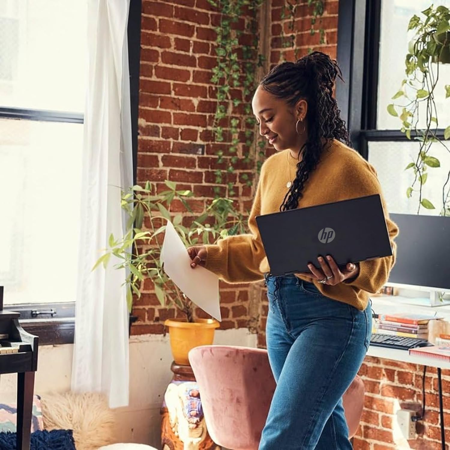 HP G9 Business Laptop, 15.6' FHD, Intel 6-Core i3-1315U Processor, 16GB RAM, 512GB SSD, Wi-Fi, Ethernet, USB-C, HDMI, Webcam, SD Card Reader, Windows 11 Pro, w/WOWPC 512GB Portable Hard Drive