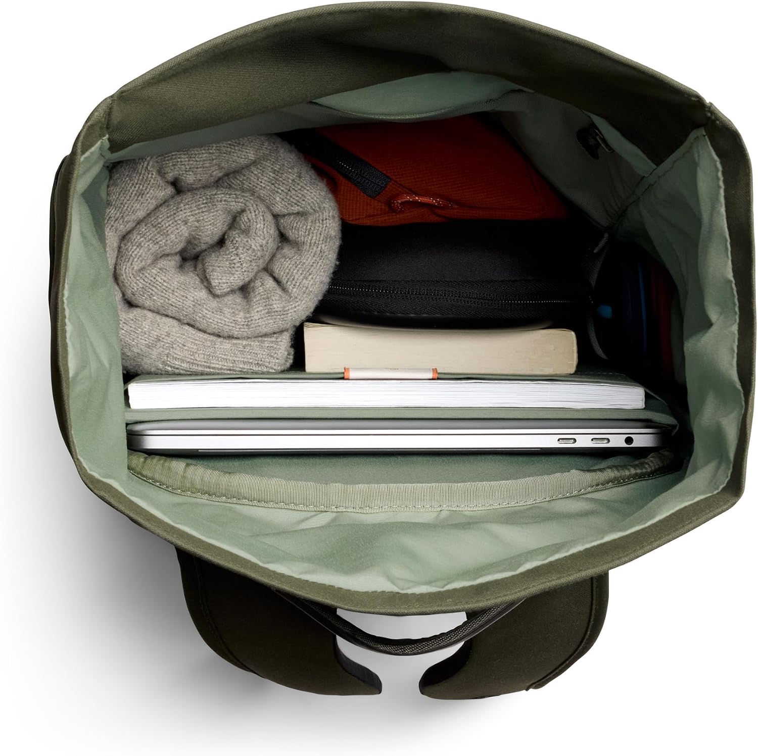 Bellroy Classic Rolltop (commuter backpack with 16' laptop sleeve, luggage pass-through, and two access points) - Olive