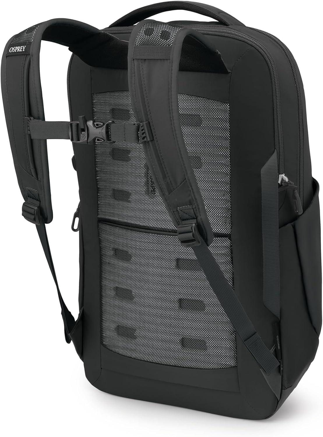 Osprey Ozone Laptop Backpack with Ventilated AirScape™ Backpanel - Lightweight Travel Backpack with 16' Laptop Sleeve - Carry-On Compatible Travel Bag for Men and Women, Black