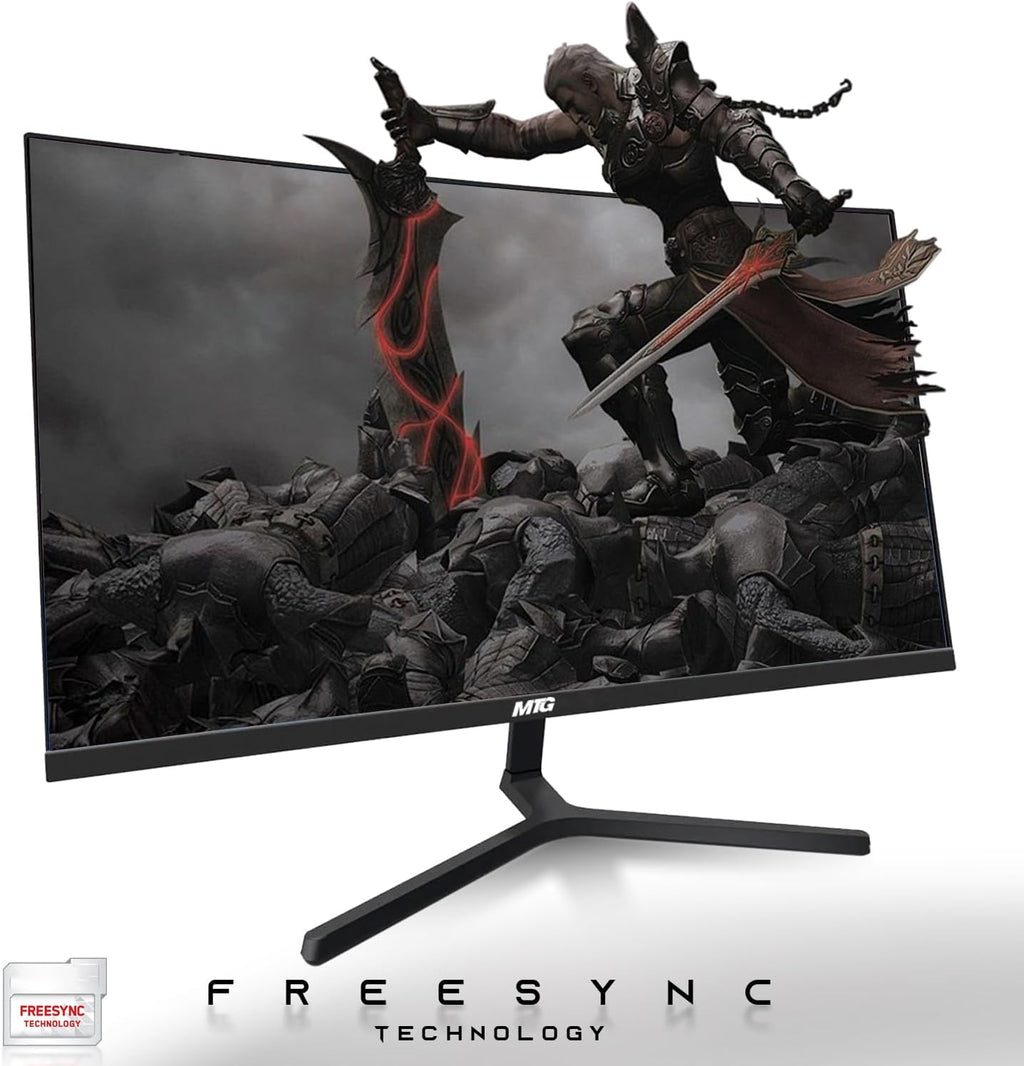 TechMagnet All in one Desktop Computer,Cheetah 4,Intel Core i5 4th Gen,8GB DDR3,480GB SSD,New 24 inch Curved Display,MTG RGB Keyboard Mouse,RGB Speaker and Webcam,USB Wi-Fi,Windows 11(Renewed)