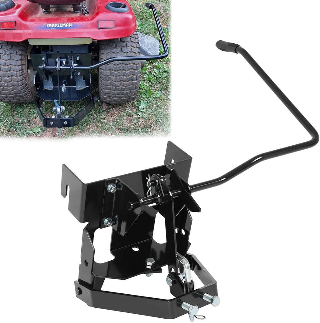 Sleeve Hitch Compatible with Husqvarna, Fits Cub Cadet and Craftsman or MTD Garden Lawn Mower Tractors Replacement for 585607901 Steel Powder Coated Black