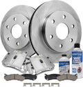Detroit Axle - Brake Kit for Silverado Sierra Savana Express 1500 Tahoe Yukon Disc Brake Rotors Brake Calipers Ceramic Brake Pads Replacement : 12 inch Front Rotors