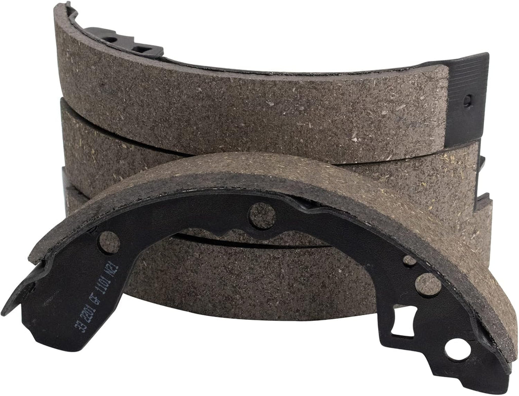 TRQ Rear Brake Shoe & Drum Kit Compatible with 2004-2005 Kia Rio