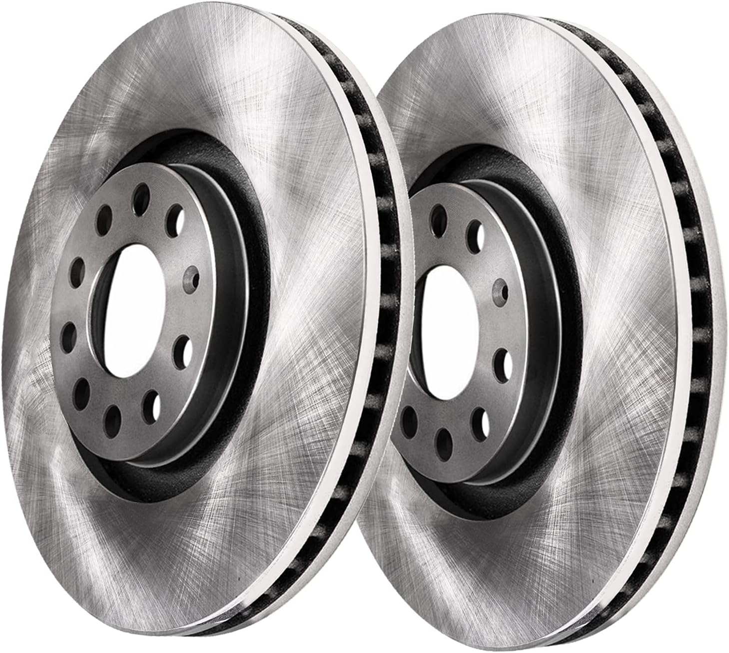 Detroit Axle - Front Brake Kit for Audi Q3 Quattro VW Passat Tiguan Limited, 12.28'' inch Disc Brake Rotors Ceramic Brake Pads Wheel Bearing Hubs Replacement