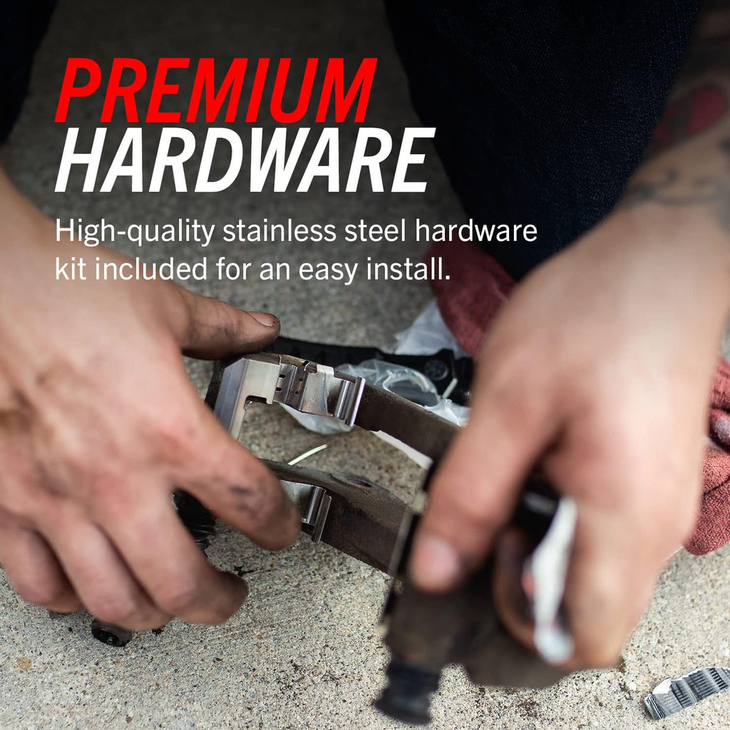 PowerStop Front and Rear Brake Kit for INFINITI Q50 2014-24 | INFINITI Q60 2017-22 - Ceramic Brake Pads + Semi Coated Rotors Replacement, SC8006