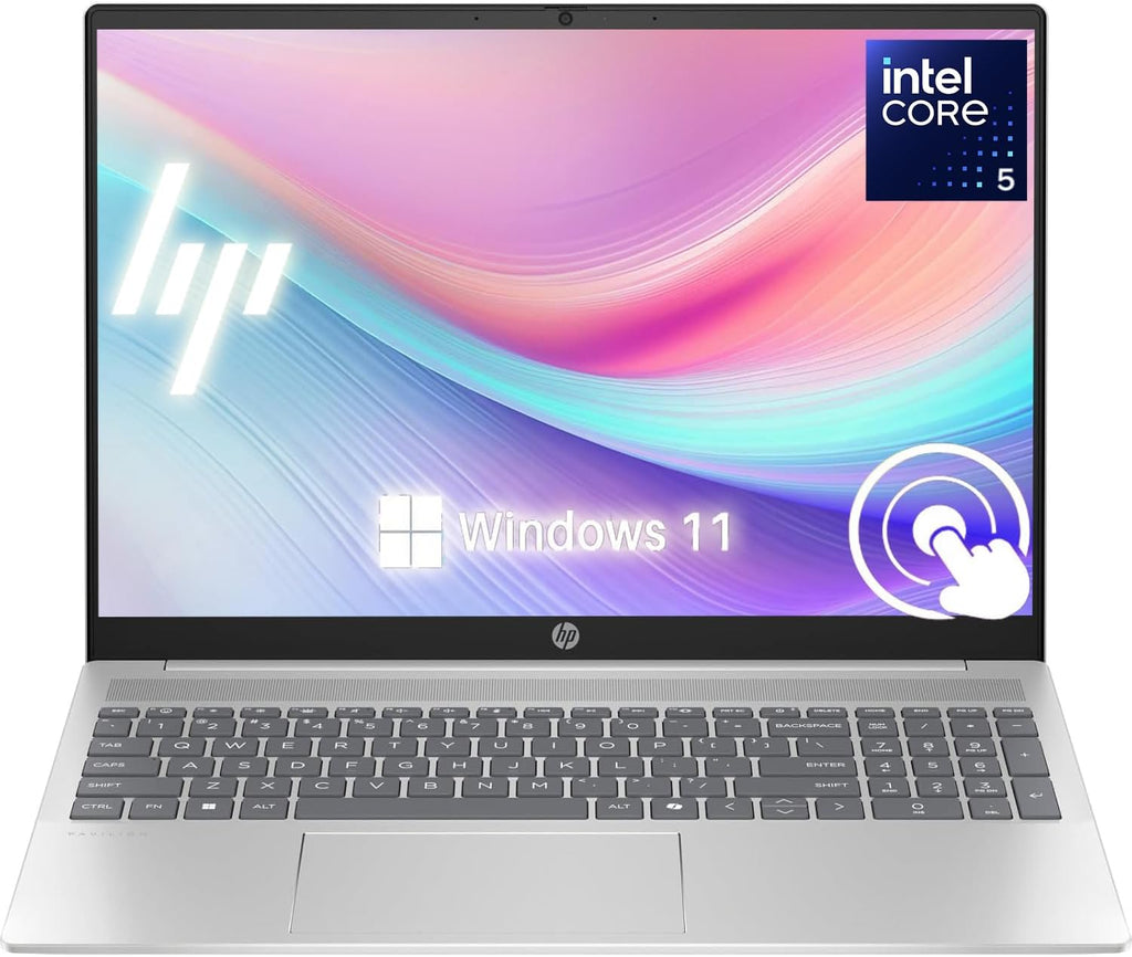 HP Pavilion 16' WUXGA (1920 x 1200) Touchscreen Laptop Computer | Intel Core 5 120U | 16GB RAM - 1TB PCIe SSD | Backlit Keyboard | Wi-Fi 6 | HDMI 2.1 | Numeric Keypad | Windows 11