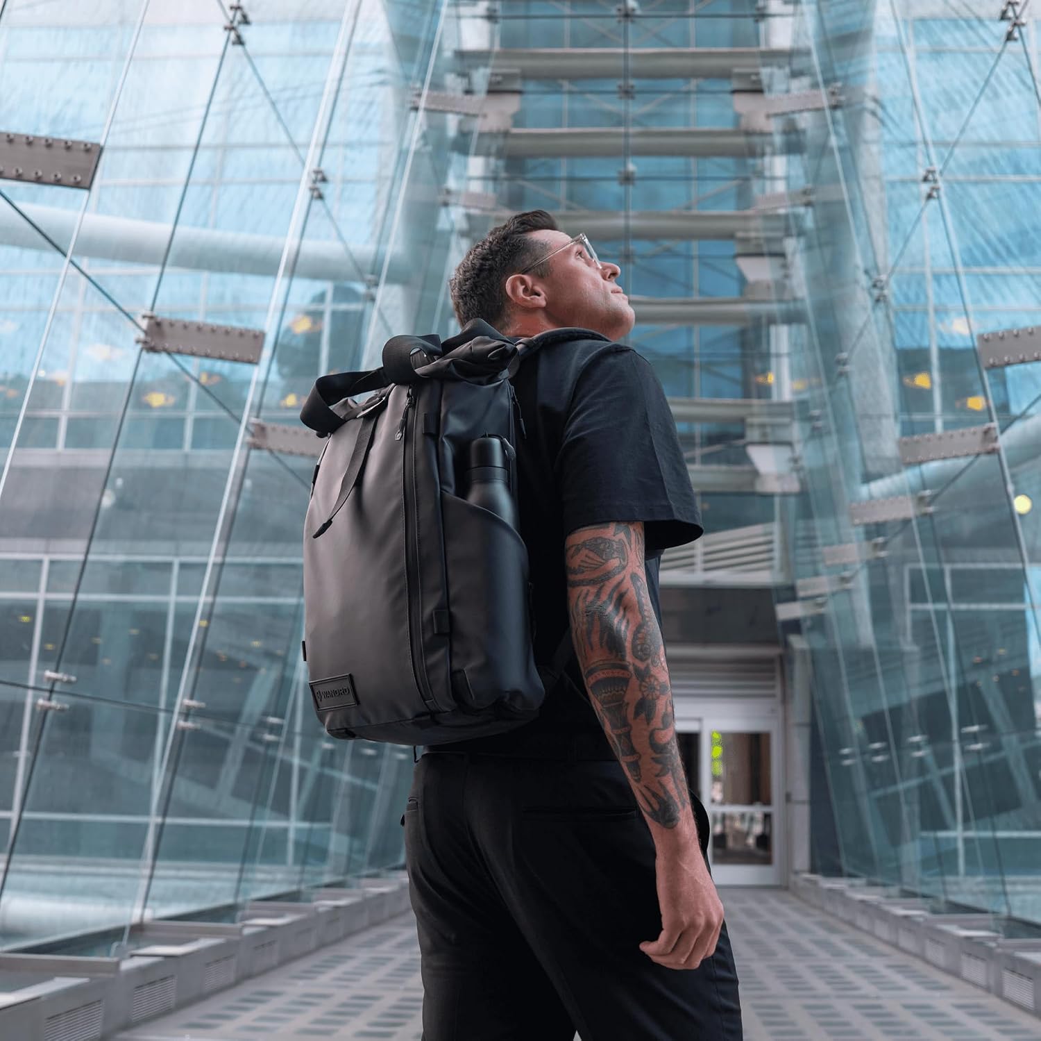 WANDRD All New PRVKE EDC Backpack: Everyday Carry Travel Backpack with Quick Laptop Access, Rolltop Expansion