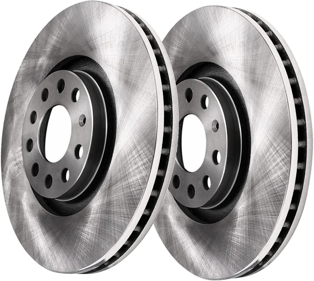 Detroit Axle - 8pc Brake Kit for Volkswagen Jetta Eos CC Audi A3 Quattro 12.28' inch Front and 11.10' inch Rear Disc Brake Rotors Ceramic Brakes Pads 2010 Replacement