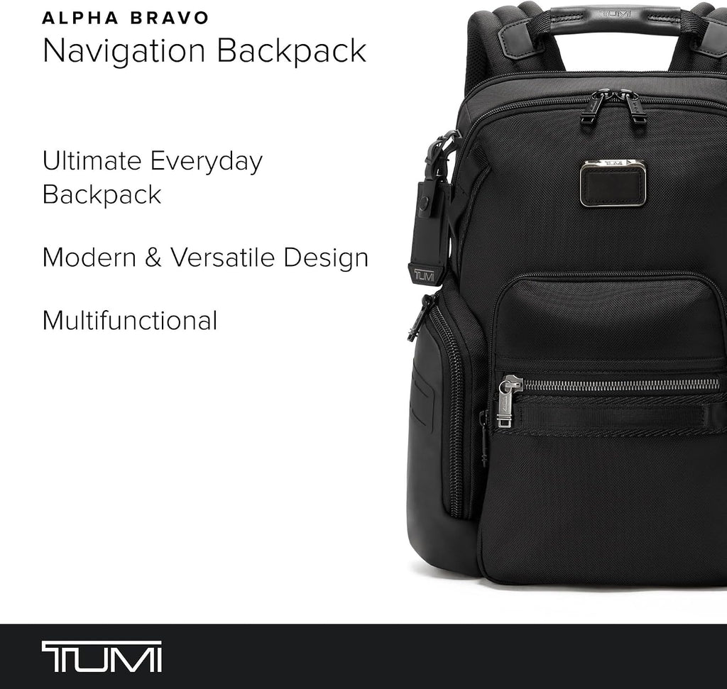 TUMI - Alpha Bravo Navigation Backpack - Everyday Travel Backpack - Fits Up to 15' Laptop - 16.0' X 14.0' X 7.3'