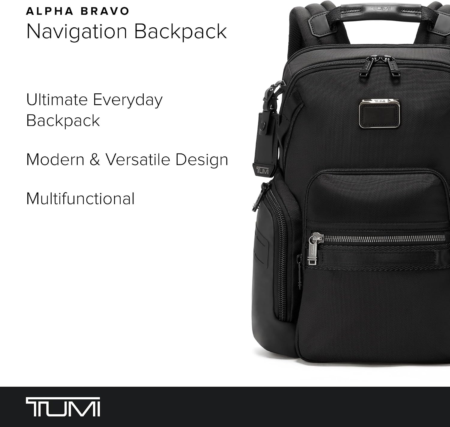 TUMI - Alpha Bravo Navigation Backpack - Everyday Travel Backpack - Fits Up to 15' Laptop - 16.0' X 14.0' X 7.3'