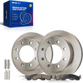 KAX Front Brake Kit for Dodge Ram 2500 2000-2002, Ram 3500 2000-2002, 12.86inch Brake Rotors Pads Kit, #5393+D859 Front Brakes
