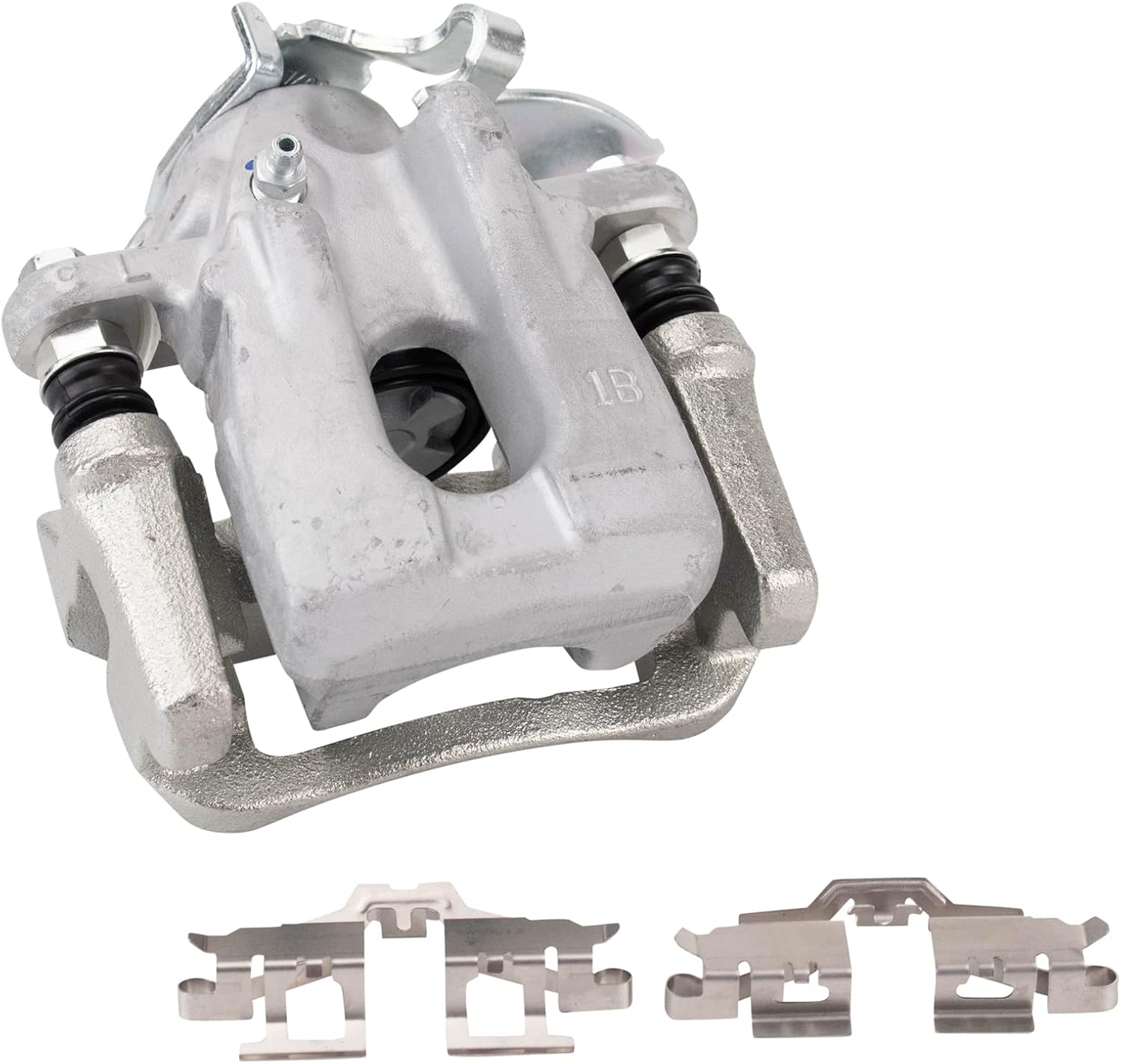 TRQ Performance Rear Brake Pad and Rotor Set Ceramic Solid Rotors Calipers Compatible with 2010-2013 Toyota Prius
