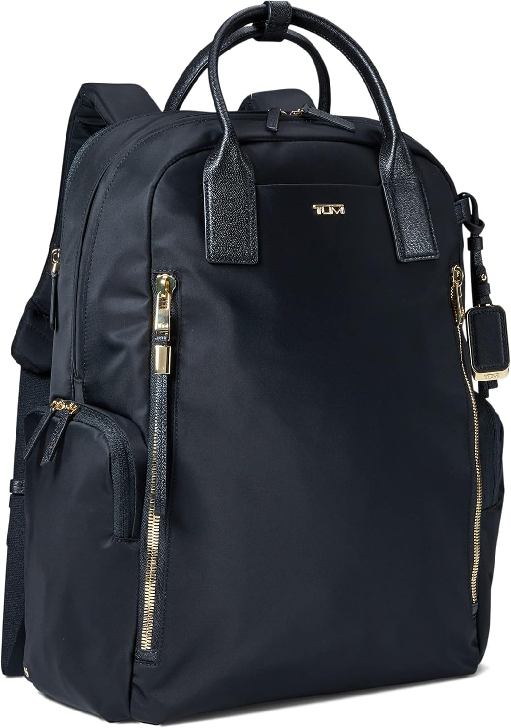 TUMI - Voyageur Atlanta Backpack - Travel Backpack for Women - For Business, Commute - Holds Up to 17' Laptop - Black - Gold Hardware
