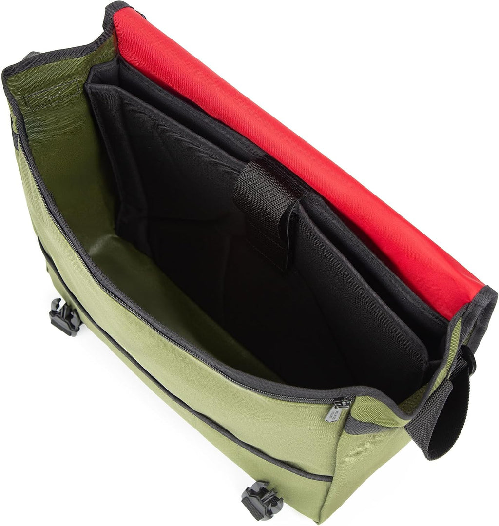 Manhattan Portage Deluxe Computer Bag (LG) with Adjustable Strap Water Resistant 1000D Cordura for Work College Travel