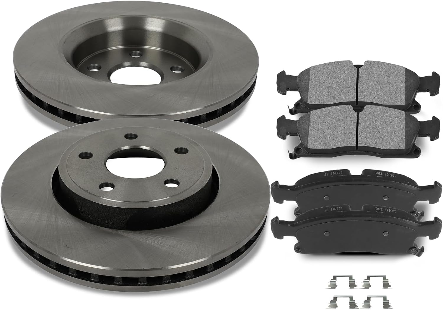 SCITOO Front 12.99' Brake Pads and Rotors Kits Fit For Dodge For Durango 2011-2020,For Jeep Grand Cherokee 2011-2018