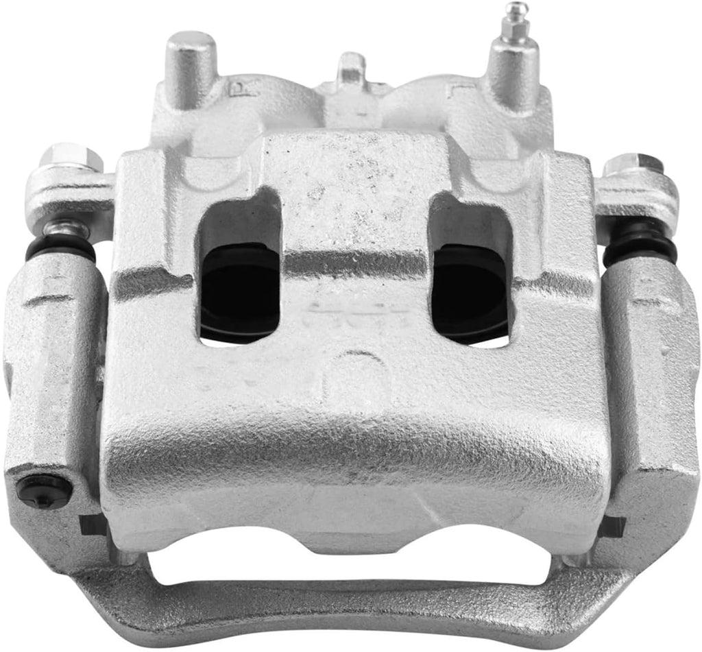 Detroit Axle - 2pc Front Brake Calipers for 2017-2022 Ford Edge Lincoln MKX Continental, Disc Brake Calipers with Brackets 2018 2019 2020 2021 Replacement