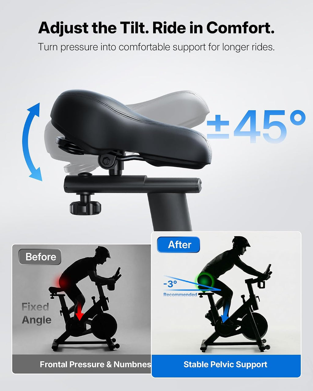 MERACH Exercise Bike, Brake Pad Stationary Bike with Exclusive App, Low Noise Indoor Cycling Bike with 300lbs Weight Capacity, Tablet Mount and Fitness Courses for Weight Loss
